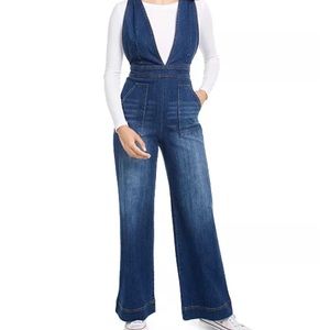 Dollhouse V-neck Denim Jumpsuit